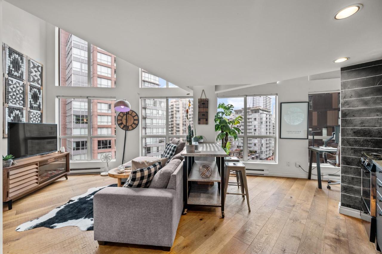 Rare Find Loft With Full Kitchen At Heart Of Downtown Apartment Vancouver Luaran gambar